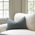 thumbnail image 1 of Steel Green With Polyester Insert Lumbar Pillow, 1 of 1
