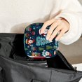 thumbnail image 6 of Christmas Women's Period Storage Bag with Velvet Fabric, Sponge Padding, and Oxford Cloth Material - 4.7x6.6x6.6 in - for Organizing Your Sanitary Pads, 6 of 6