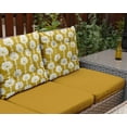 thumbnail image 6 of Vargottam Indoor/Outdoor Tufted Printed Square Seat Patio Cushion Set Of 2 Water Resistant Patio Furniture Seat Cushion 19-inches, Yellow | Block, 6 of 7