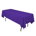 thumbnail image 1 of Gee Di Moda Rectangle Tablecloth - 60 X 102 Inch Purple Table Cloth For 6 Foot Rectangle Table - Heavy Duty Washable Fabric - For 6 Ft Buffet Table Holiday Party Dinner Wedding & Baby Shower, 1 of 1