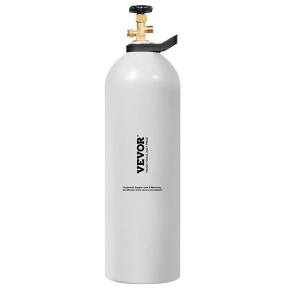 VEVOR CO2 Tank 20 lbs New Aluminum Alloy Cylinder with CGA320 Valve DOT & TC Approved