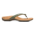 thumbnail image 4 of Vionic Women's Bella Toe Post Sandal Army Green Floral Embossed - I0929S3301, 4 of 7