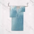 thumbnail image 5 of 3 Piece Bath Towels Set Bath Towel, Hand Towel and Face Towel for Bathroom, Gym, Hotel Watercolor Blue Butterflies, 5 of 8