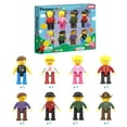 thumbnail image 6 of PicassoTiles 8PCS Magnetic Tiles Character Action Figures, Arms & Legs Move, STEM Educational Add-On Set for Toddlers, Pretend Play Toy Ages 3+, 6 of 9