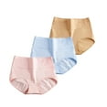 thumbnail image 1 of Xmarks High Waist Tummy Control Panties for Women, Cotton Underwear No Muffin Top Shapewear Brief Panties 3 Pack, 1 of 8