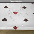 thumbnail image 6 of Ambesonne Casino Place Mats Set of 4, Gambling Club Minimalist, Standard Size, Red Ruby Maroon, 6 of 6