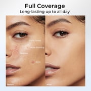 SACE LADY 2 in 1 Full Coverage Concealer Pen, Dual-End Concealer Stick Ultra Precise & Waterproof for Eye Dark Circles, Blackheads, Lightweight & Sweatproof