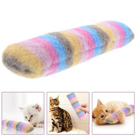 OULII Kitten Interactive Toy Plush Catnip Pillow Toy Creative Cat Chewing Plaything