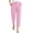11# Pink, variant on Chino Pants for Women Cuffed Cropped Straight Leg Linen Golf Pants Comfy Elastic Waist Lounge Beach Pant Dress Slacks Army Green S