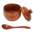 thumbnail image 4 of ESTINK Wood Seasoning Pot,Wood Spice Pot Sugar Bowl Salt Pepper Seasoning Box With Spoon And Lid Kitchen Tool, 4 of 8