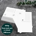 thumbnail image 5 of Pinovk Blank Postcards for Mailing, 100 White 4x6, Mailable Postcards Set Make Your Own Printable Postcards 300gsm/14pt Postcard Paper Cardstock, for Art, DIY, 5 of 6