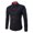Black, variant on Lapel Long Sleeve Single-breasted Sewn Lattice Texture Men Shirt Slim Fit Solid Color Business Dress Shirt Top