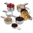 thumbnail image 5 of Hudson Essentials Juego de tazas medidoras de acero inoxidable - Juego apilable con boquilla (juego de 7 piezas), 5 of 5