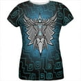 thumbnail image 1 of Glowing God Lion Grey Womens T Shirt Multi SM, 1 of 2