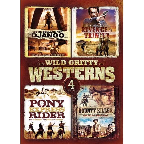 4-Movie Wild Gritty Westerns (DVD)