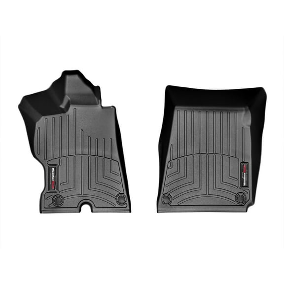 WeatherTech Custom Fit FloorLiners compatible with Ferrari FF, GTC4Lusso - 1st Row (Driver & Passenger), Black