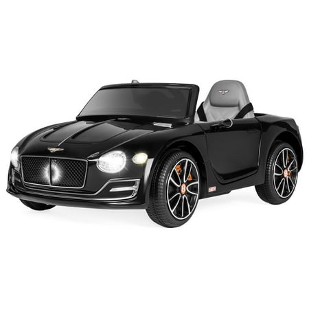 Best Choice Products 12V Kids Licensed Bentley EXP 12 Ride-On Car w/ Remote Control, Foot Pedal, 2 Speeds, Headlights, AUX - Black