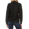 thumbnail image 2 of Love by Design Women's Juniors Mixed Cable Knit Sweater with Long Sleeves, Midweight, 2 of 5