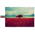 thumbnail image 3 of PKQWTM Fantastic Red Tree Beautiful Field Book Cover Book Protector Book Sleeve Book Pouch Book Bag 6x9 inch, 3 of 4