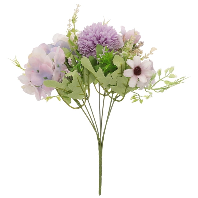 BRIGHTFUFU Suministros de arreglos florales de flores de flores artificiales decoración de ramo de boda floral floral