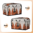 thumbnail image 7 of Toaster Covers 2 Slice, Polka Dot Rhino Welcome Waterproof Bread Machine Cover Fits for Standard 2 Slice Toasters, Home Decor Toaster Protection with Hanging Rope, 7 of 7