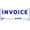 Blue, variant on Printtoo Invoice Self Inking Rubber Stamp Pre-Inked Office Stamp- Home Office Business Stationery, 47 x 20 mm Black