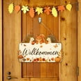 thumbnail image 6 of Wooden Thanksgiving Door Hanger - Farmhouse Grateful Pumpkin Sign with Rope, Autumn Fall Decor for Front Door Porch Entryway, Indoor Outdoor Holiday Wall Art Decor (22x14cm), 6 of 6