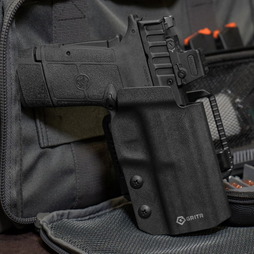 GRITR OWB Kydex Right Hand Holster for S&W M&P Shield EZ 9/380/Equalizer