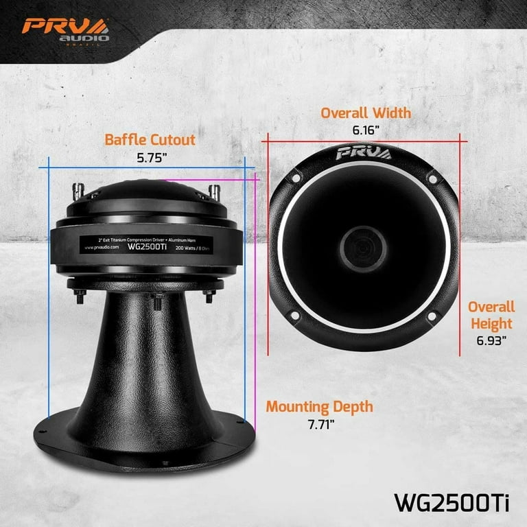Prv horn sale driver 2 inch