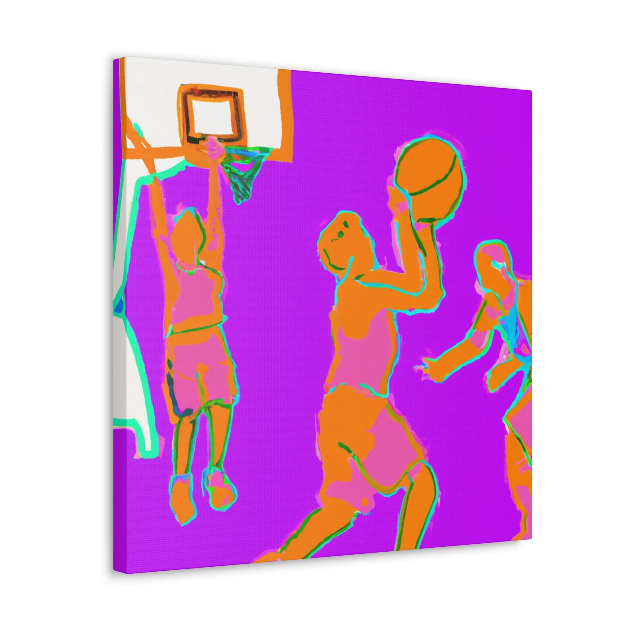 Basketball in Fauvism - Canvas
