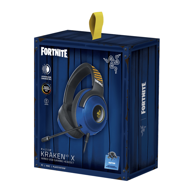 Razer Kraken V3 X Wired USB Gaming Headset for PC 285 g Chroma RGB Fortnite Edition Walmart