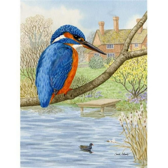 Kingfisher Flag Garden Size