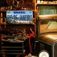 thumbnail image 4 of Chapa Metal Vintage Janeiro Pintura Hierro Rectangular 30x15cm, 4 of 8