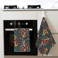 thumbnail image 4 of Disketp Berries and Flowers Waffle Weave Kitchen Dish Cloth,Super Absorbent Kitchen Dish Towels 16*26 Inches for Dish Rags Washing Dishes, Drying Dishes, 4 of 7