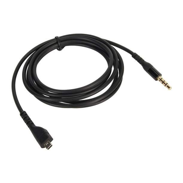 Cable de Sonido de Auriculares, Cable de Sonido de Reemplazo Fino de 4.9 Pies de Longitud Profesional Ofc Core para PC Para Teléfonos