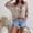 Khaki, variant on Women's Elegant Beige V-Neck Diamond-Patterned Openwork Batwing Sleeve Sweater Cardigan,Bohemian Style Knitted Pullover,Crochet Crop Tops for Women-Khaki-M