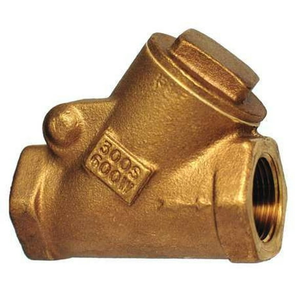 Milwaukee Valve Swing Y Check Valve,1/4"