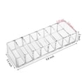thumbnail image 2 of Caja de almacenamiento de plástico transparente (la caja de polvo de 8 compartimentos no se puede quitar) Adepaton HMHZ1267, 2 of 6