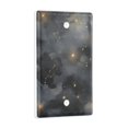 thumbnail image 2 of Yayeee Blank Wall Plate Cover 1-Gang 4.5"x2.7" Home Unused Decorative Outlet, Gray Sky Pattern, 2 of 7