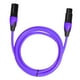 thumbnail image 4 of Cable de conexión XLR de 3 pines para altavoz y amplificador de guitarra. Púrpura 3m, 4 of 9