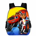 thumbnail image 1 of Mochila con estampado de dibujos animados Blaze y The Monster Machines para niños, mochilas escolares para niños, bolsa de libros de viaje de moda, Juego de 3 piezas QYM unisex, 1 of 2