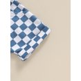 thumbnail image 7 of Suealasg Toddler Boys Baseball Clothes Short Sleeve Letter Print T-Shirts Tops Elastic Waist Checkerboard Shorts 2Pcs Baby Boy Summer Outfits Set, 7 of 7