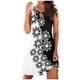 thumbnail image 2 of ICHUANYI ClearanceWomen's Fashion Sexy Vintage Sleeveless Printed Print Dresses(Black, M) ICHUANYI WER20232080506644, 2 of 5