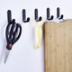 thumbnail image 4 of Colgador de ropa Ounissouiy Aluminio Montado en la Pared Autoadhesivo Color Negro, 4 of 6