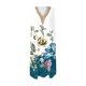 thumbnail image 2 of Gibobby Vestido casual de punto para mujer Vestido sin mangas estampado suelto informal con cuello en V para mujer(Azul,XL), 2 of 3
