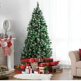 thumbnail image 4 of Prextex Green Christmas Ball Ornaments for Christmas Decorations - 36 Pieces Xmas Tree Shatterproof Ornaments with Hanging Loop for Holiday and Party Decoration (Combo of 6 Styles in 3 Sizes), 4 of 7