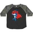 thumbnail image 3 of Inktastic Superhero Shark, Cute Shark, Blue Shark, Cape Boys or Girls Toddler T-Shirt, 3 of 5