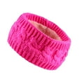 thumbnail image 3 of Yuwull Winter Headbands For Women ， Ear Warmers For Women Headband Knit Thick Fleece Lined, Cold Weather Warm Ear Muffs(Many Color), 3 of 5