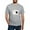 Heather Gray, variant on - Ace Spades Flush T Shirt - Fitted T-Shirt, Vintage Fit Soft Cotton Tee
