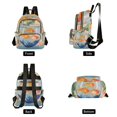 thumbnail image 4 of FORMRS Mini Backpack Purse for Women Travel Daypack Casual Shoulder Bag, Blue Goldfish Bowl, 4 of 7